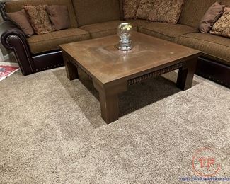 Coffee Table Made from Executives Office Door from Original Downtown First National Bank