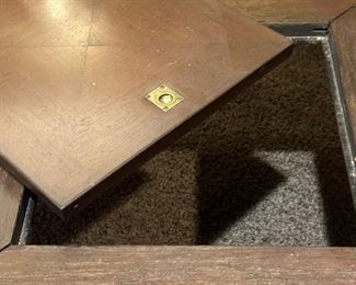 Coffee Table Made from Executives Office Door from Original Downtown First National Bank