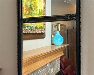 Antique Cut Glass Mirror
