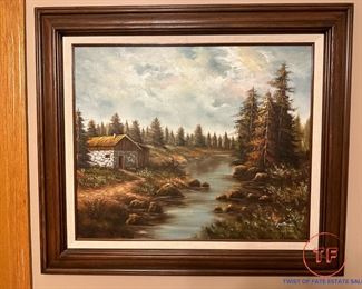 Original Oil on Canvas Signed CYNTHIA