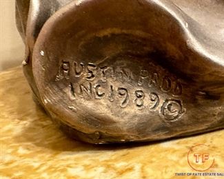 Austin Productions Sculpture by Alice Heath (1989)