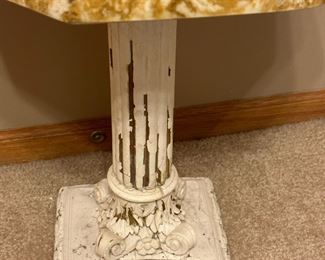 Marble Topped Column Stand
