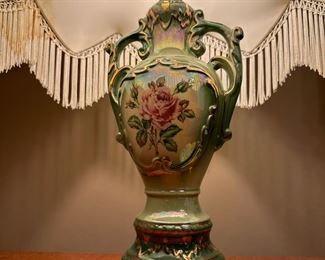 Hand Painted Porcelain Table Lamp