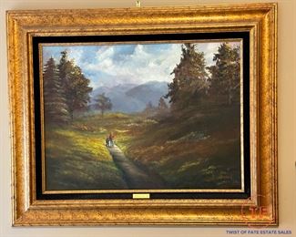 Oil on Board "Jenny & Me" by IAN RANDELL