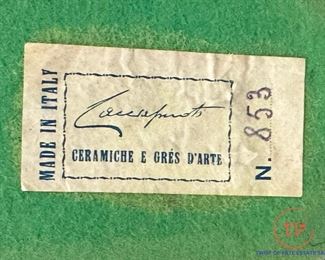 GUIDO CACCIAPUOTI Italian Art Deco Porcelain Figurine