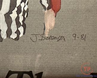 Original Painting BOB DEVANEY “The First Five Years” by J Sorensen