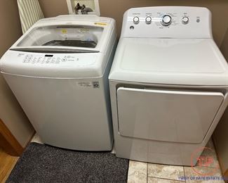 LG Smart Drum Washer and GE Dryer