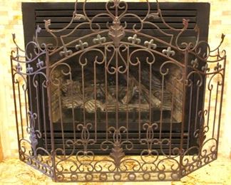 Heavy Ornate Fireplace Screen