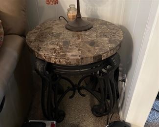 marble end table