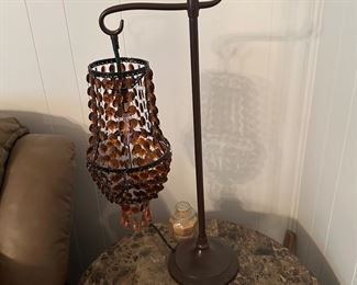 art decor beaded lamp