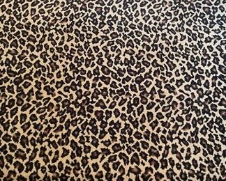 Stark Leopard Print Area Rug. Measures 8' x 13'