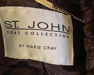 Vintage St. John Collection by Marie Gray Bomber-Style Fur Coat. Photo 2 of 2. 