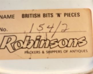 Antique English Porcelain Tray on Stand - 2 Available. Each Measures 11.5" x 8.5". Photo 2 of 2. 