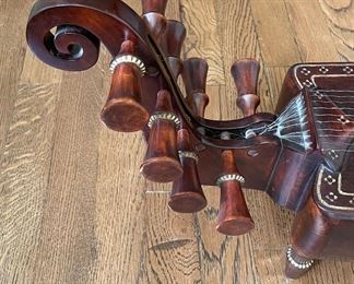 Antique Asian-Style String Instrument. Photo 4 of 4.