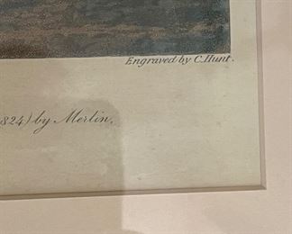 Set of 4 Antique Hand-Painted Etchings (Sold as Set or Individually). Mango - Winner of the Great St. Leger Stakes in 1837; Touchstone - Winner of the Great St. Leger Stakes in 1834, Don John - Winner of the Great St. Leger Stakes in 1838; Little Wonder - Winner of the Great St. Leger Stakes in 1840. Photo 7 of 7. 