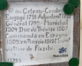 Scheibe-Alsbach Glazed Porcelain Mortier Figurine. Photo 2 of 2. 