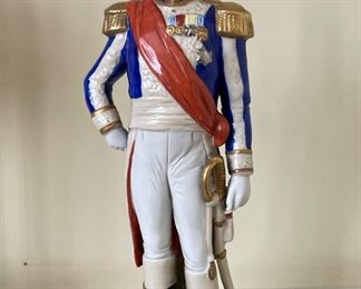 Scheibe-Alsbach Glazed Porcelain Mortier Figurine. Photo 1 of 2. 