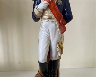 Scheibe-Alsbach Glazed Porcelain Ney Figurine. Photo 1 of 2. 