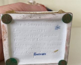 Scheibe-Alsbach Glazed Porcelain Ney Figurine. Photo 2 of 2. 