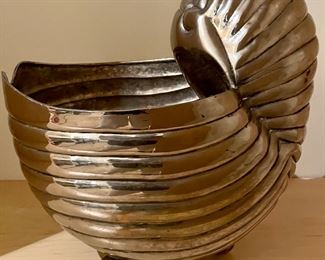 Silverplate Cachepot. Measures 12" W x 12" H. 