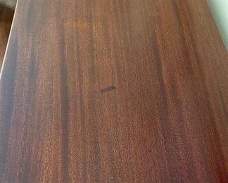 Vintage Flame Mahogany Buffet / Sideboard with Brass Pulls. Photo 3 of 3.