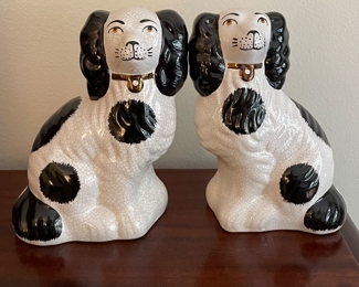 Pair of Staffordshire Dogs. Photo 1 of 2. 