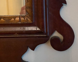 Antique Mahogany Mirror. Photo 2 of 2. 