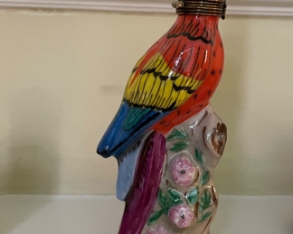 Limoges Parrot Pill Box. 