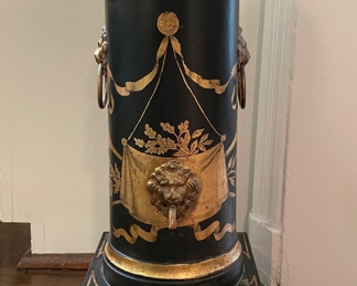 Decorative Metal Tole Urn - 2 Available. Photo 1 of 4. 