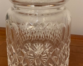 Waterford Crystal Biscuit Jar. 