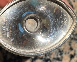 Mid-Century Spaulding Sterling Silver Coffee, Cream & Sugar Set. Photo 3 of 3. 