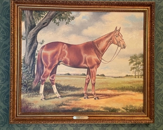 Judy Berkowitz, "Spy High" Oil on Canvas Signed. Measures 11.5" x 18.5" Unframed. Photo 1 of 3. 