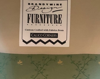 Calico Corners Down-Filled Three Seat Sofa.  Measures 88" W x 36" D. Photo 5 of 5. 