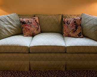 Calico Corners Down-Filled Three Seat Sofa.  Measures 88" W x 36" D. Photo 1 of 5.