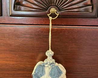 Vintage Queen-Anne Style 7-Drawer Chest Of Drawers. Measures 36" x 21" D x 60" H. Photo 2 of 3. 