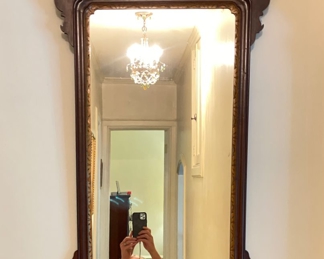 Antique Mahogany Mirror. Photo 1 of 2. 