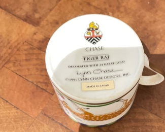 Lynn Chaise, Tiger Raj. Set of 10 Espresso Cup & Saucers. Photo 2 of 2. 