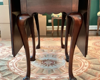 Vintage Mahogany Drop Leaf Dining Table. Measures 19" - 54" W x 41.5" D x 30" H with Two 17.5" Drop Leaves. Photo 3 of 5. 