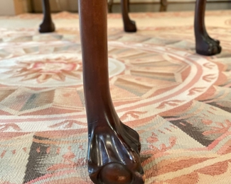 Vintage Mahogany Drop Leaf Dining Table. Measures 19" - 54" W x 41.5" D x 30" H with Two 17.5" Drop Leaves. Photo 4 of 5. 