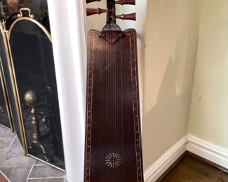 Antique Asian-Style String Instrument. Photo 1 of 4. 