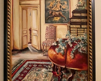 Susan Tantlinger, Untitled Oil on Canvas. Measures 19" x 24". Photo 1 of 2. 