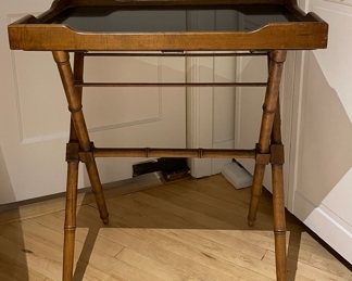 Faux Bamboo Tray Table Server / Bar. Photo 1 of 3. 