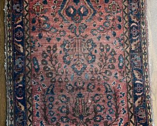 Small Persian Prayer Rug. Measures Approximately 2' 5" x 2' 12". 