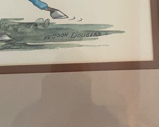 Vintage Polo Match Caricatures - 4 Available (3 Shown). Signed By Artist. Photo 4 of 4. 