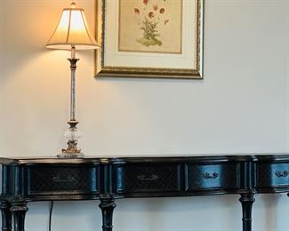 BLK BEAUTIFUL LONG CONSOLE TABLE 
