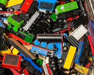 THOMAS & FRIENDS,  THOMAS TABLE TRAIN, LARGE WOODEN PLAY SET. 