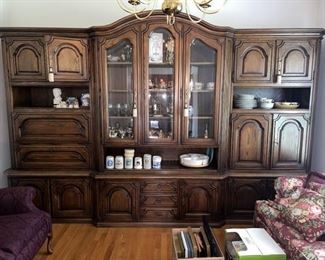 Custom Germany cabinets - Six pieces. screws are have been removed and in baggies for easy removal 