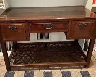 Gorgeous wood desk or console from Charles Jacobson. $1500 OBO. 4'1" x 2' x 2'8" high