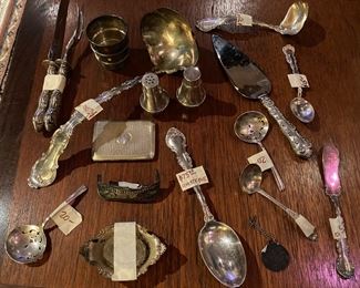 Misc Sterling silver serving pieces and items