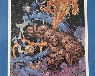 Fantastic Four By Jim Lee, Lithograph, 2003